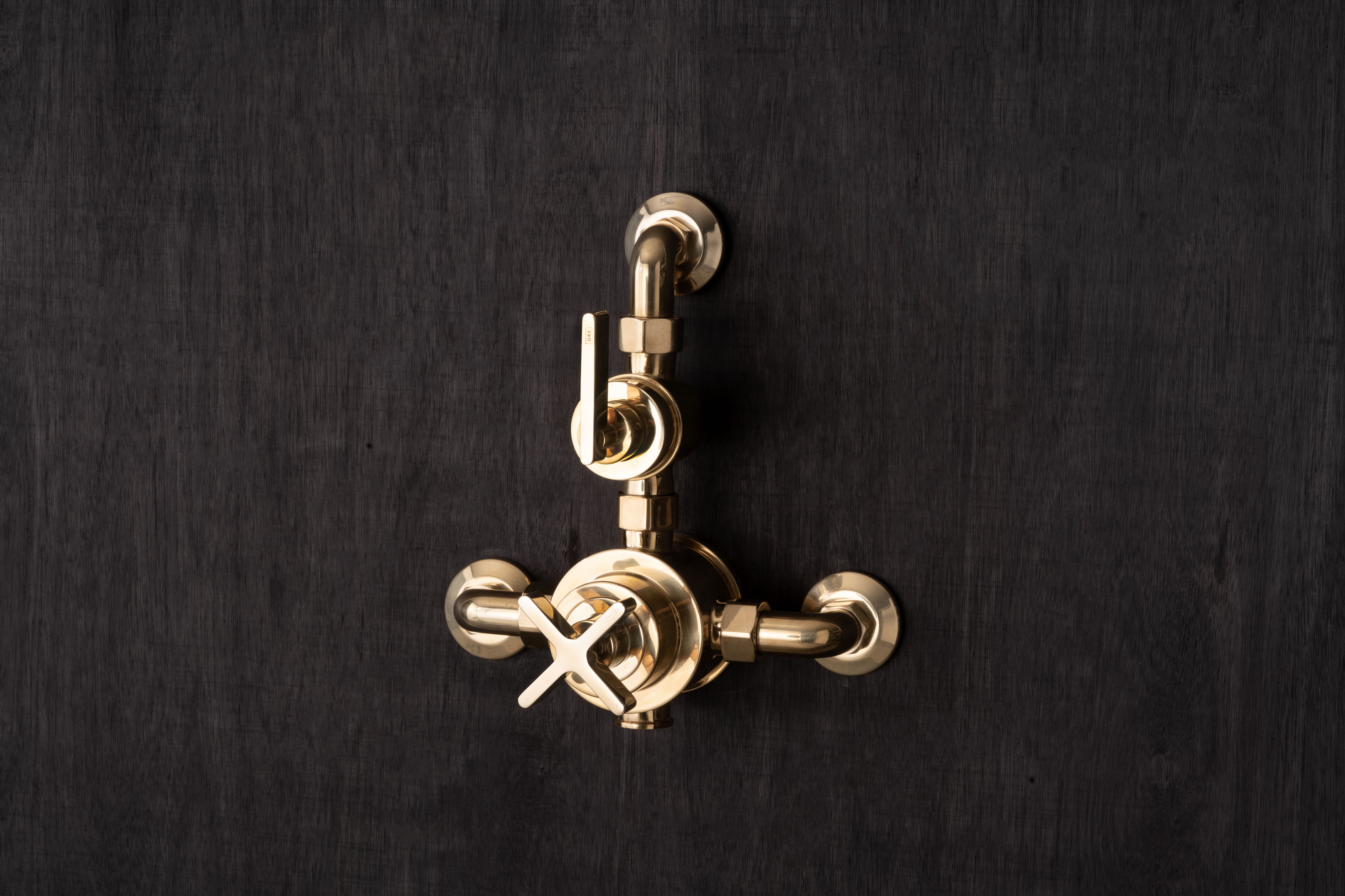 Chapter One - Dual Exposed Shower Thermostat with In Wall Volume Control by Studio Ore
