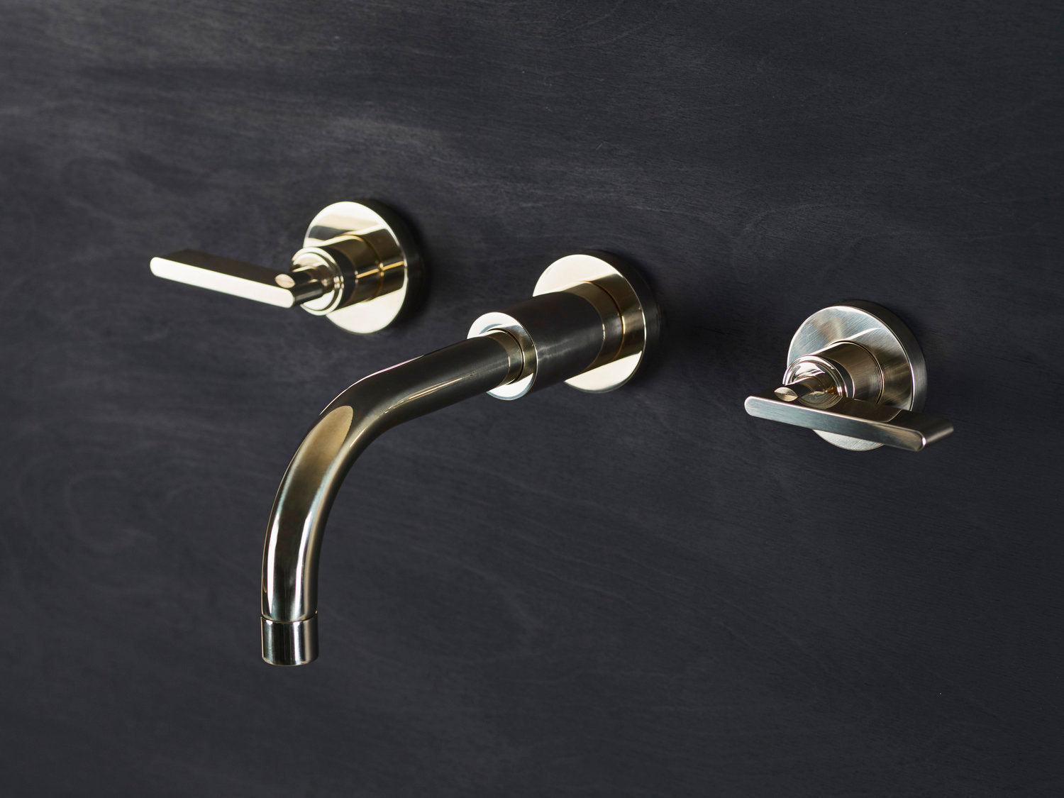 Chapter One - Three Hole Wall Mounted Basin Tap by Studio Ore