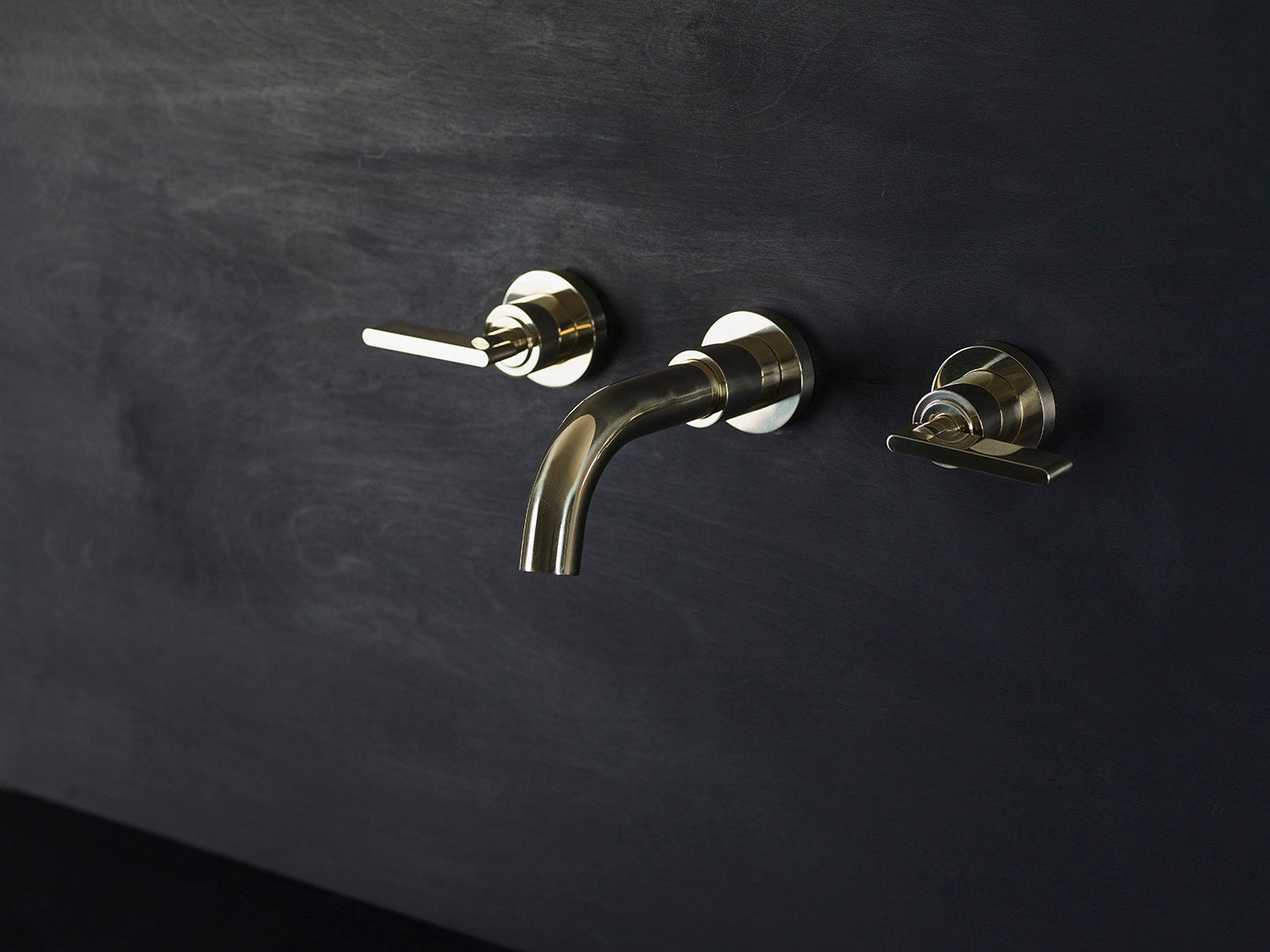 Chapter One - Three Hole Wall Mounted Bath Tap by Studio Ore