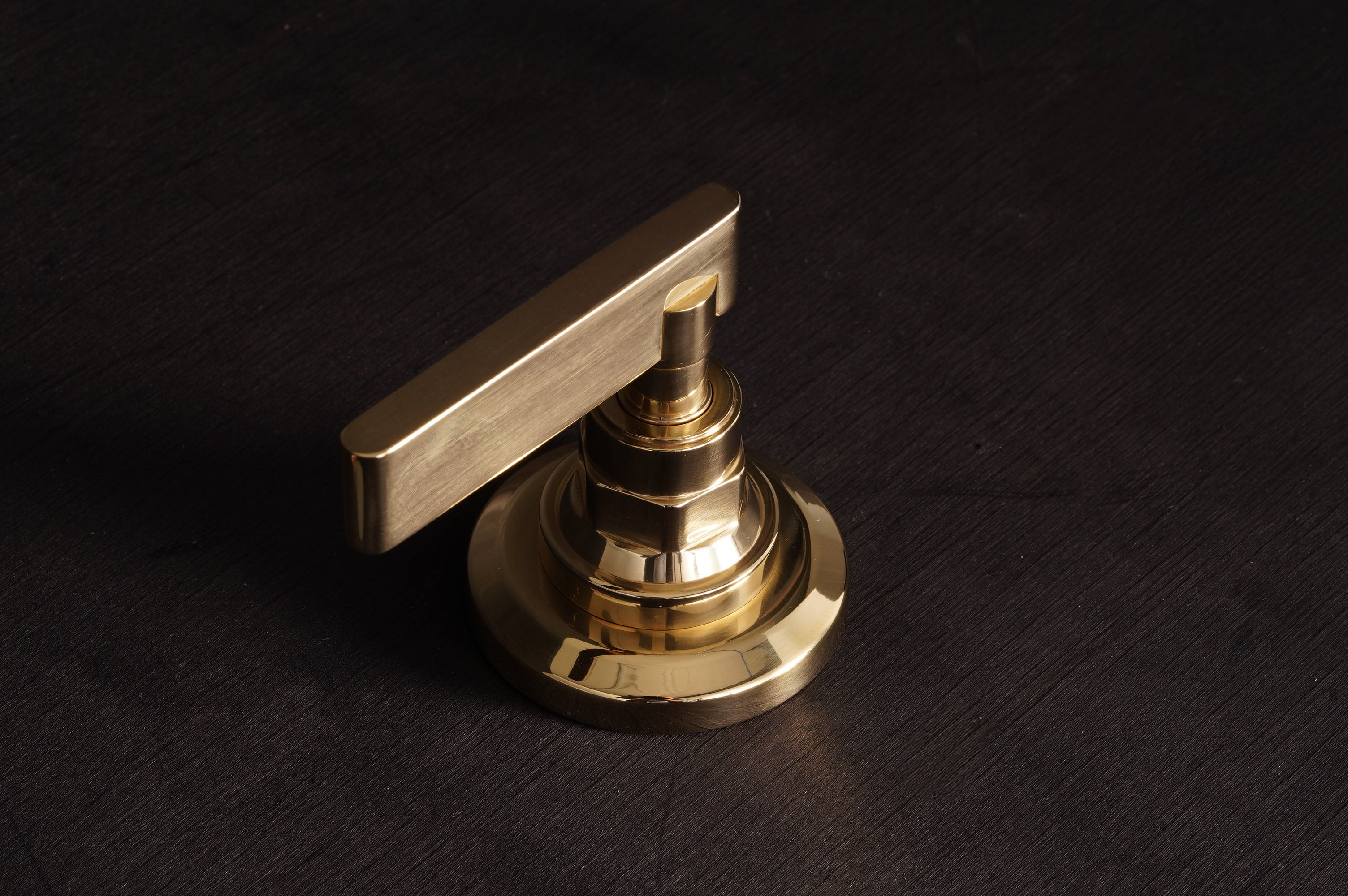Chapter Two - Deck Mounted Bath Tap Left Control by Studio Ore