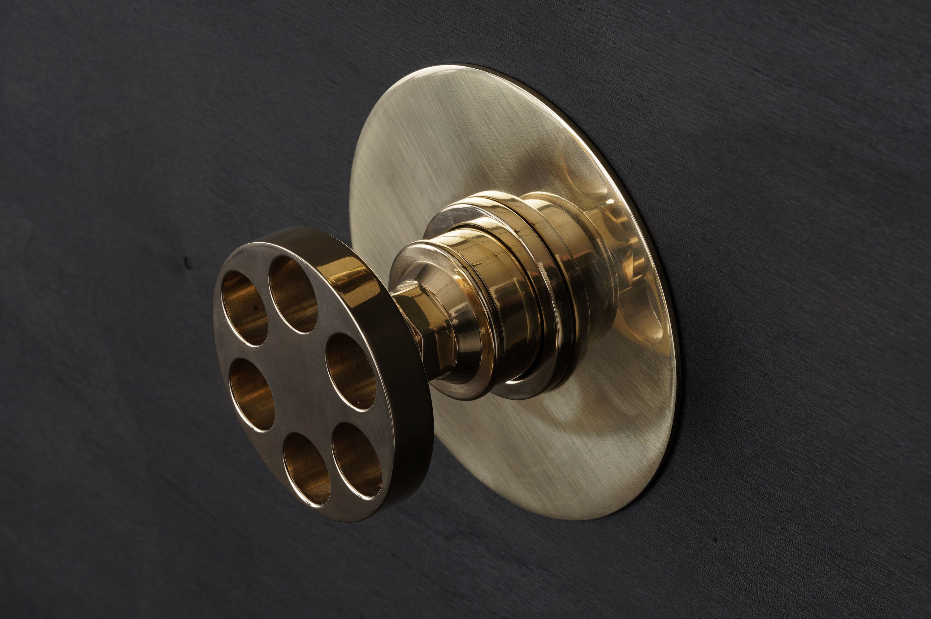 Chapter Two - Shower Thermostat Control with One Outlet & Backplate by Studio Ore