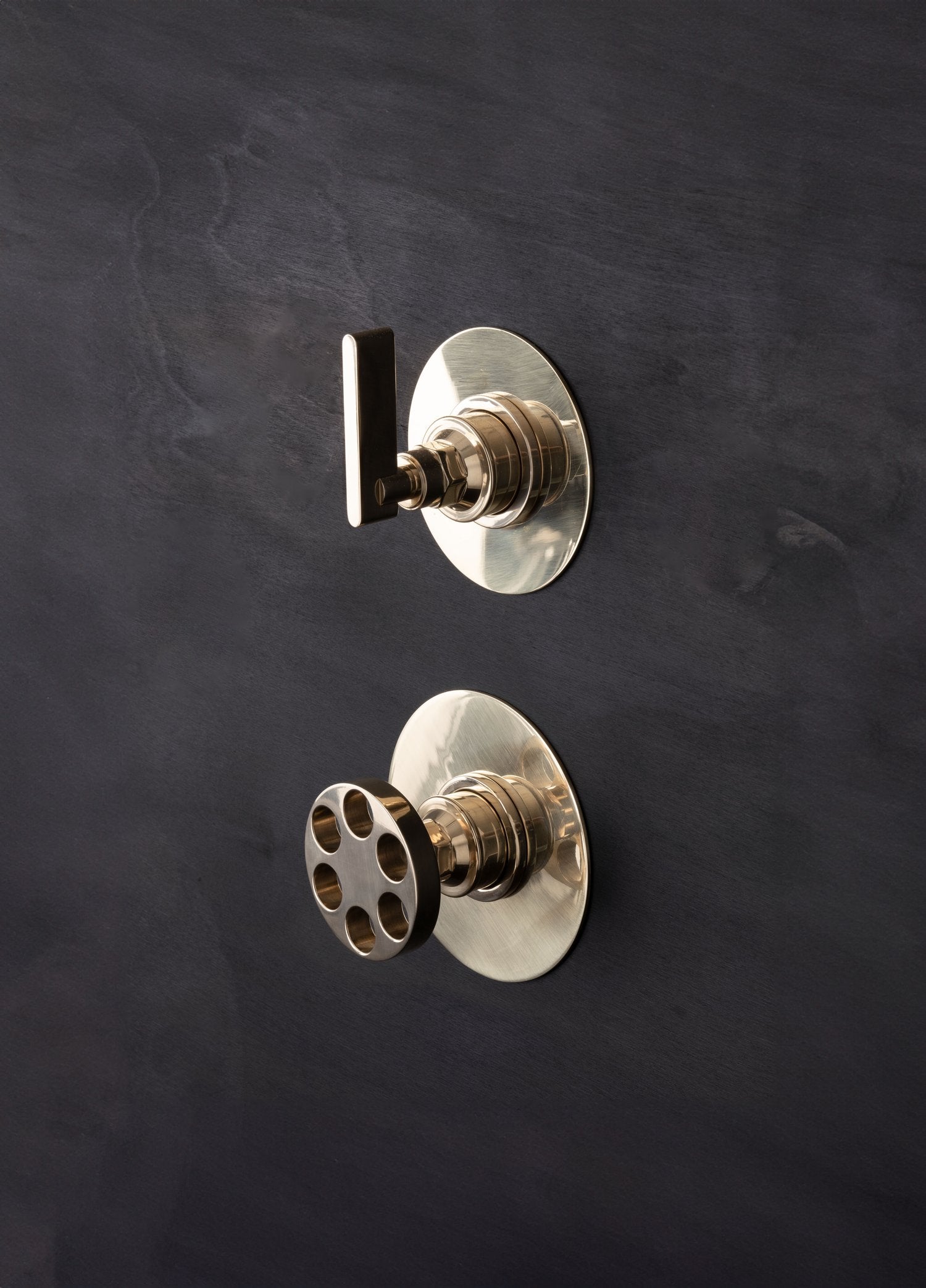Chapter Two - Shower Thermostat Control with One Outlet & Backplate by Studio Ore
