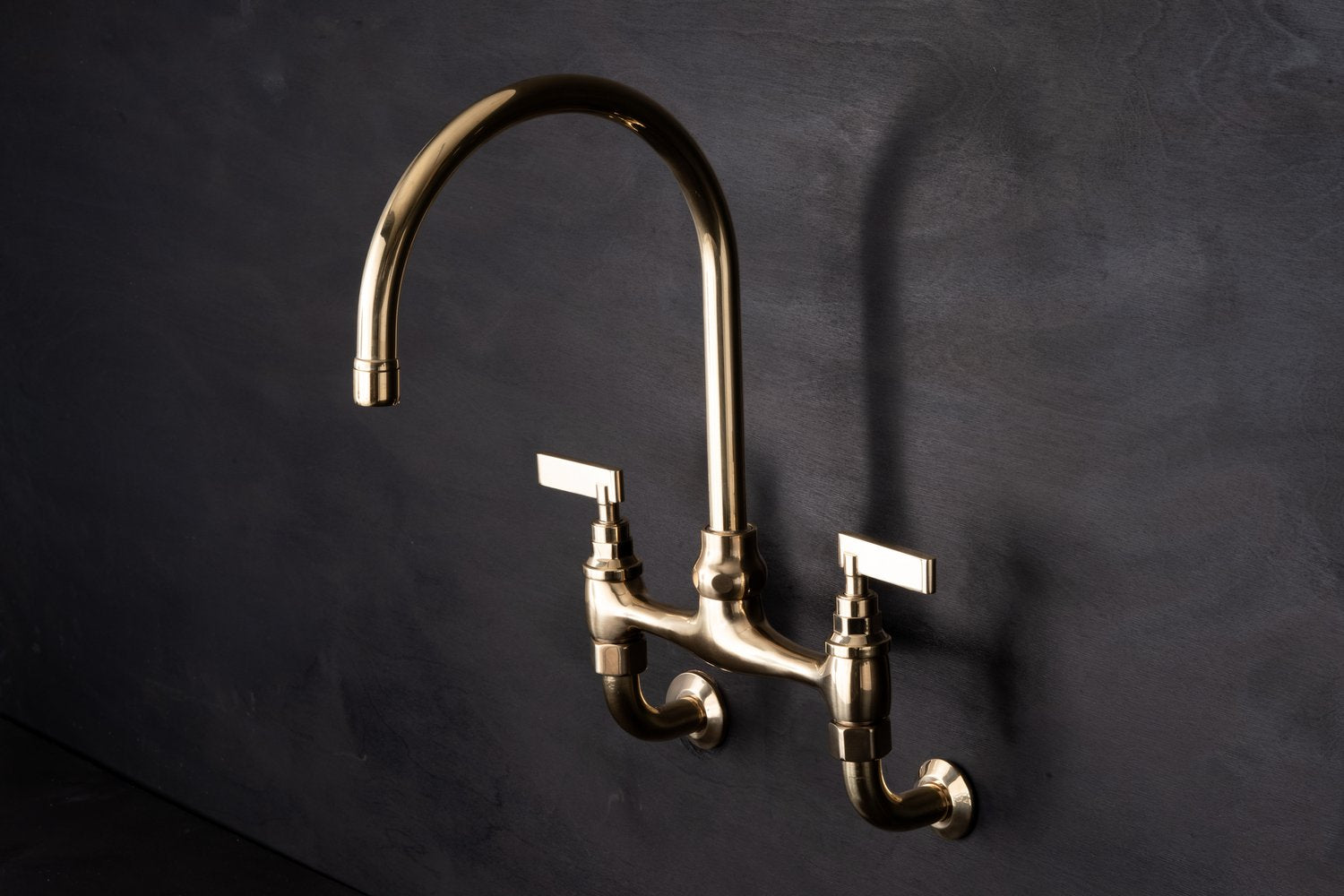 Chapter Two - Two Hole Wall Mounted Kitchen Bridge Mixer by Studio Ore