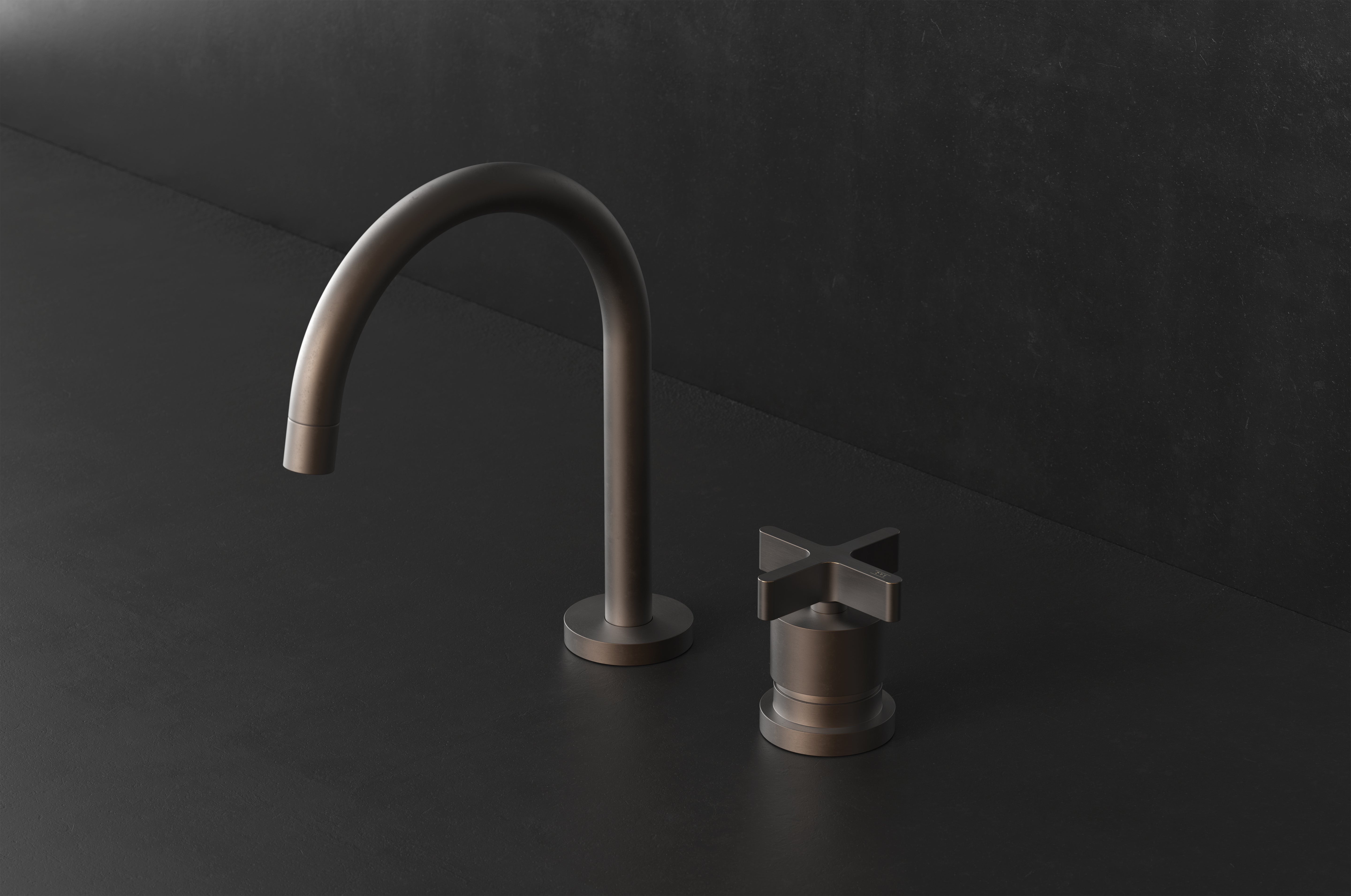 Chapter Three - Two Hole Deck Mounted Basin Mixer by Studio Ore