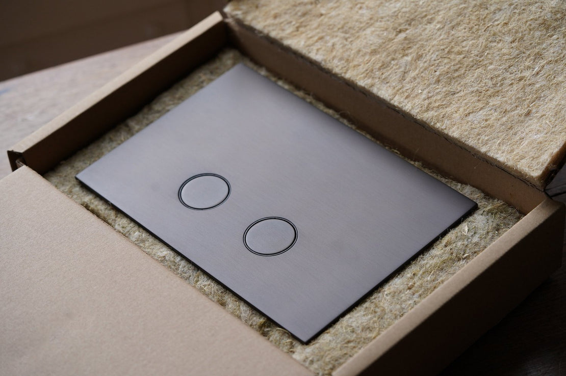 Dual Flush Plate by Studio Ore
