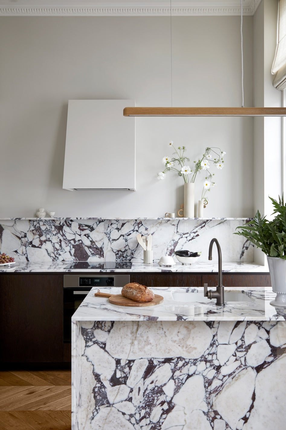 Studio Ore's Deck Mounted Kitchen Mixer from Chapter One, in the finish lacquered bronze.