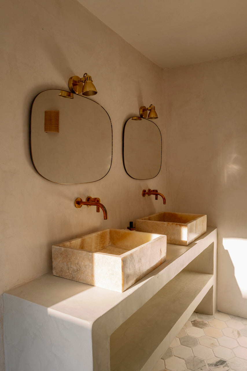 Studio Ore Bathroom Taps shown in Finca Peretti, Ibiza.