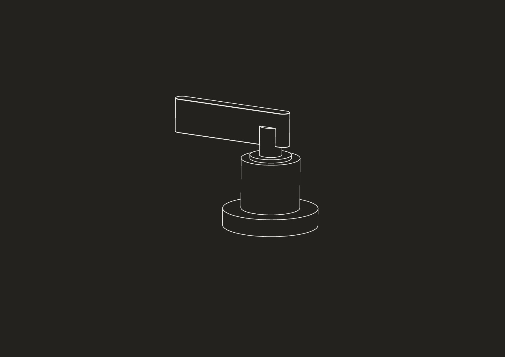 Chapter One - Deck Mounted Bath Tap Control by Studio Ore