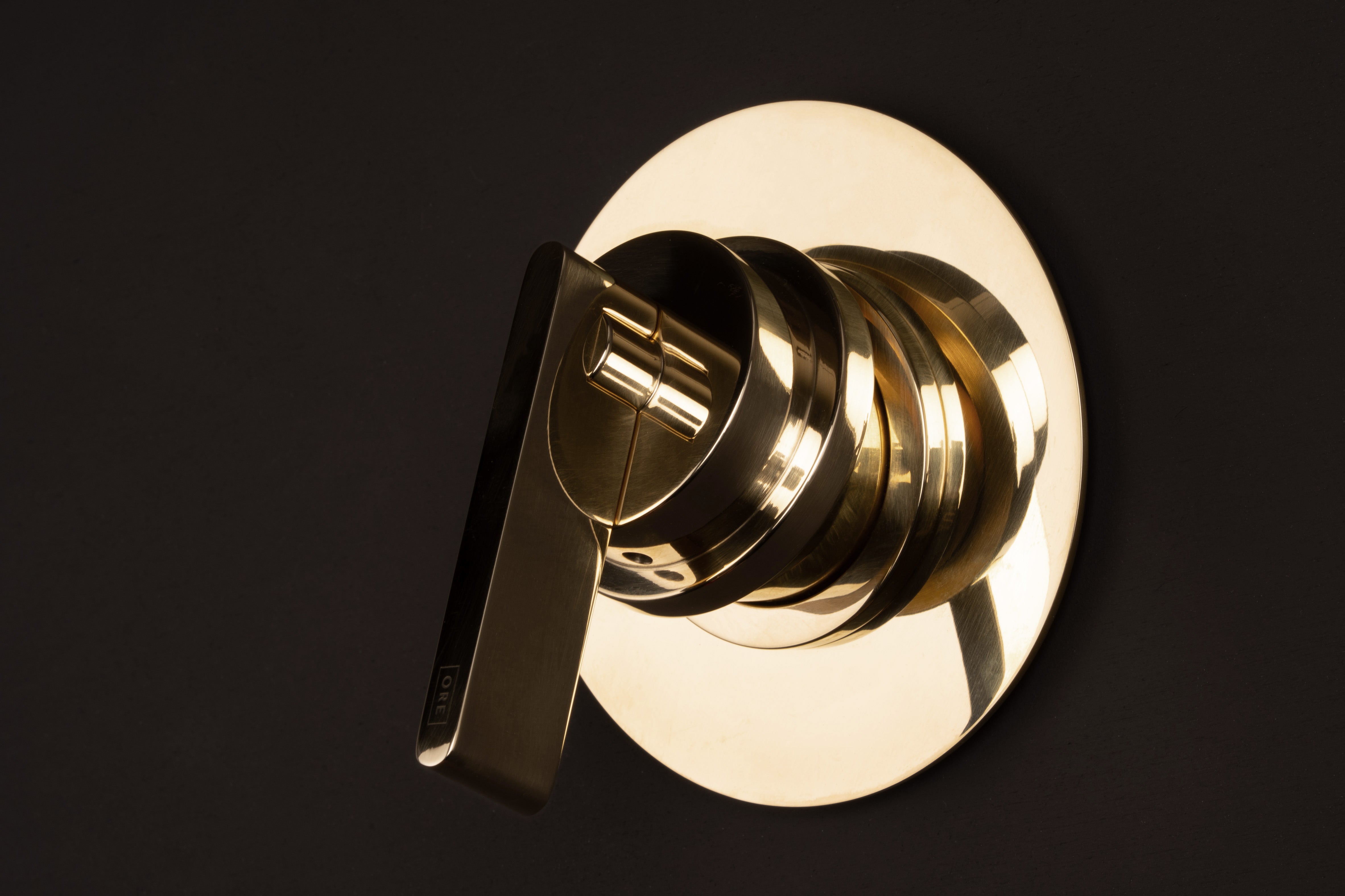 Studio Ore Wall Mounted Shower Mixer with Backplate