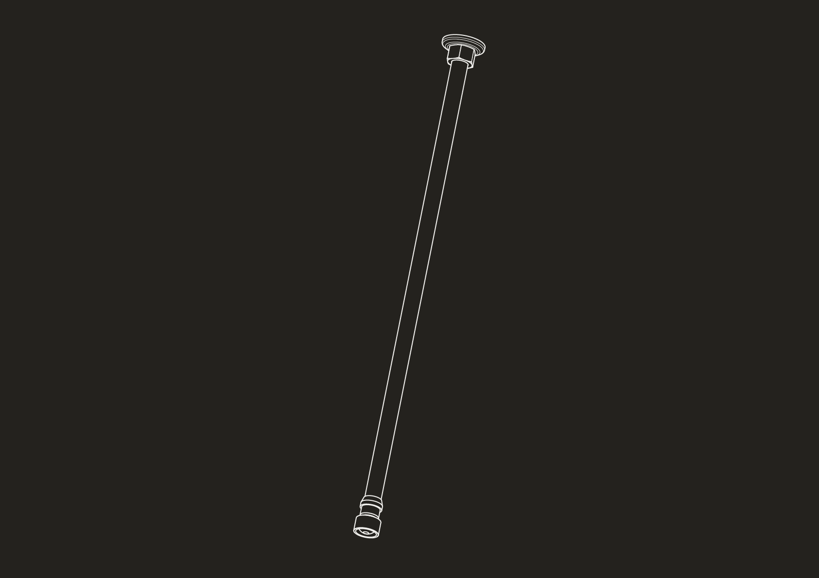 Chapter Two - Ceiling Mounted Shower Arm by Studio Ore