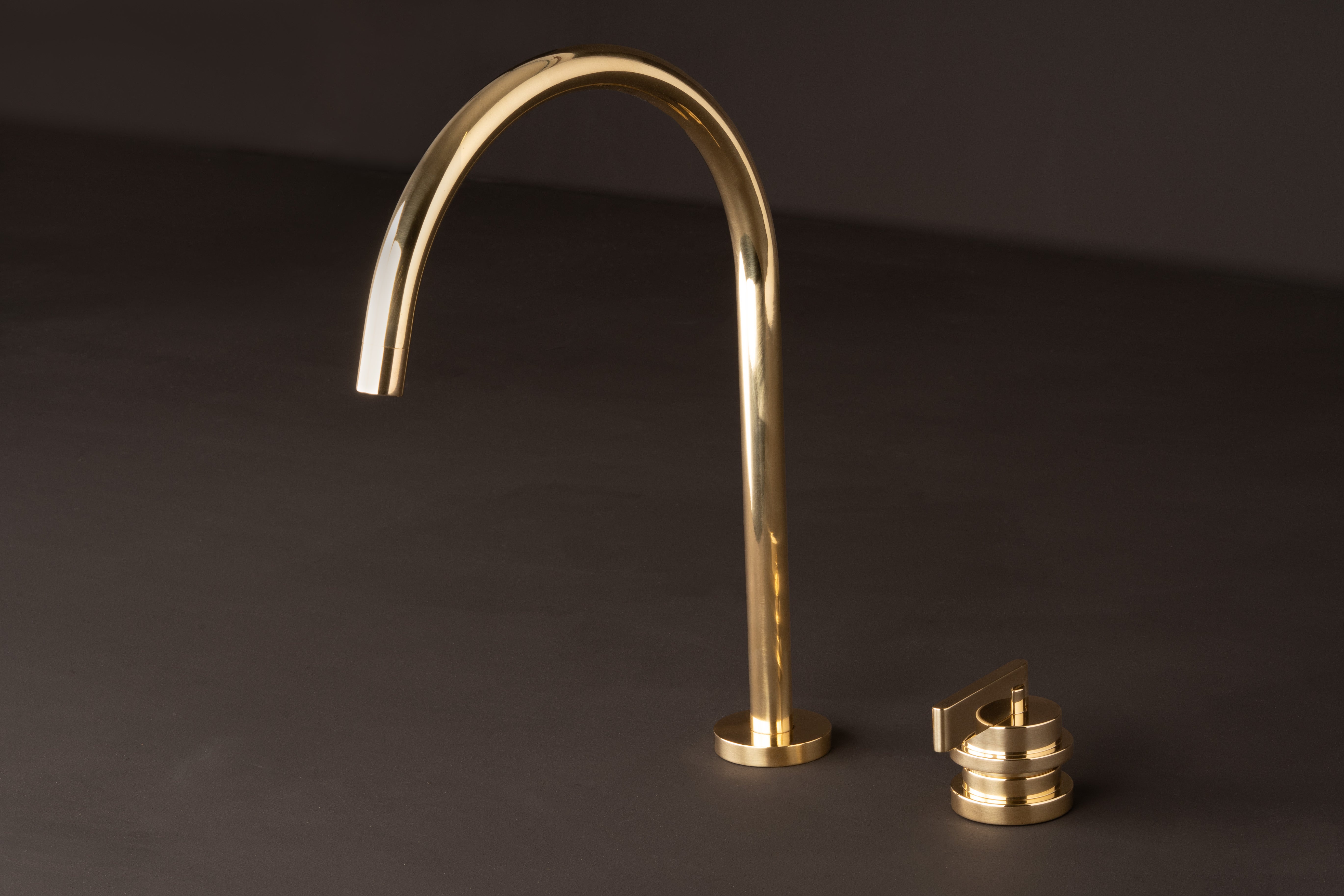 Studio Ore Brass Kitchen Swivel Mixer