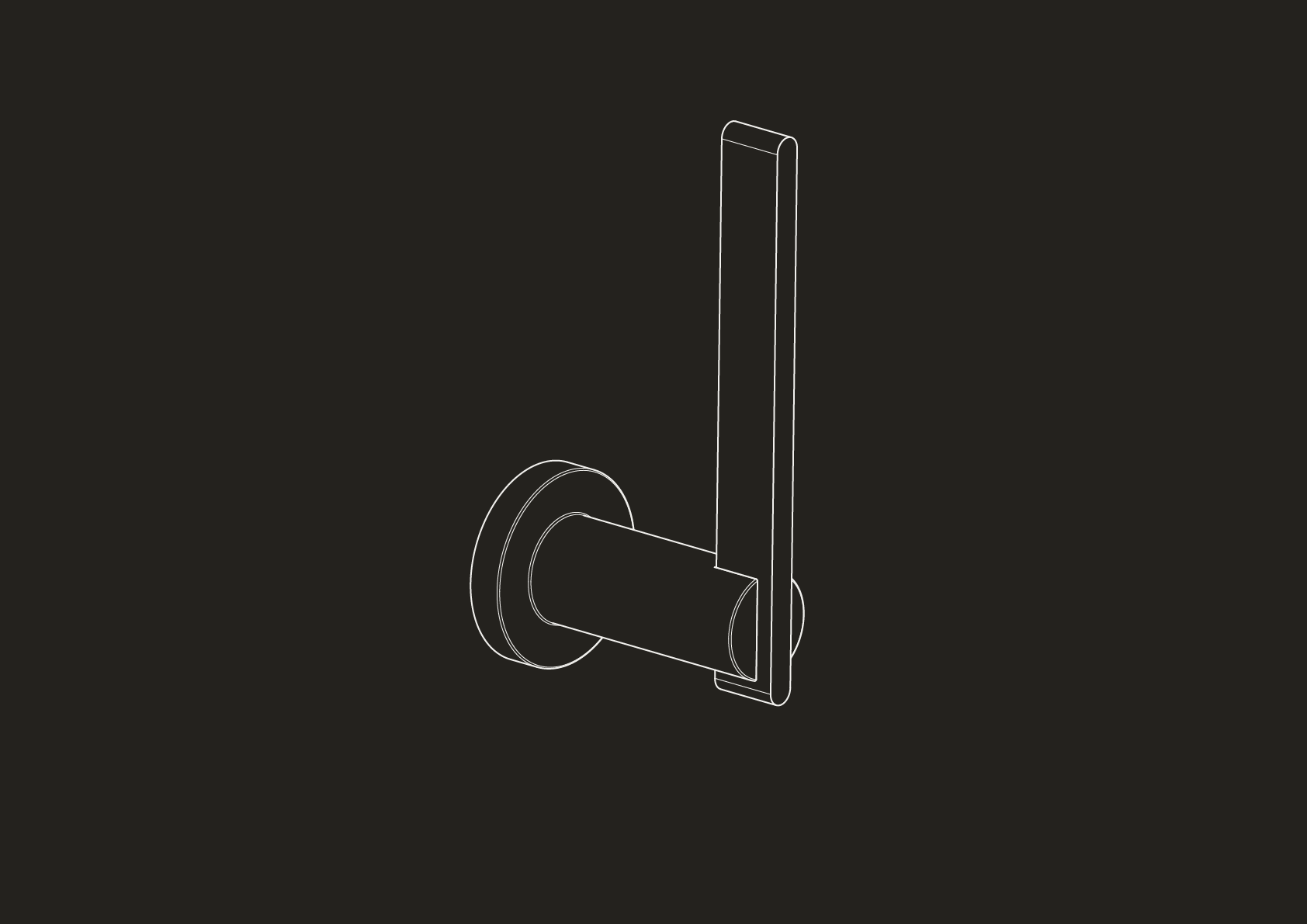 Spare Toilet Roll Holder by Studio Ore
