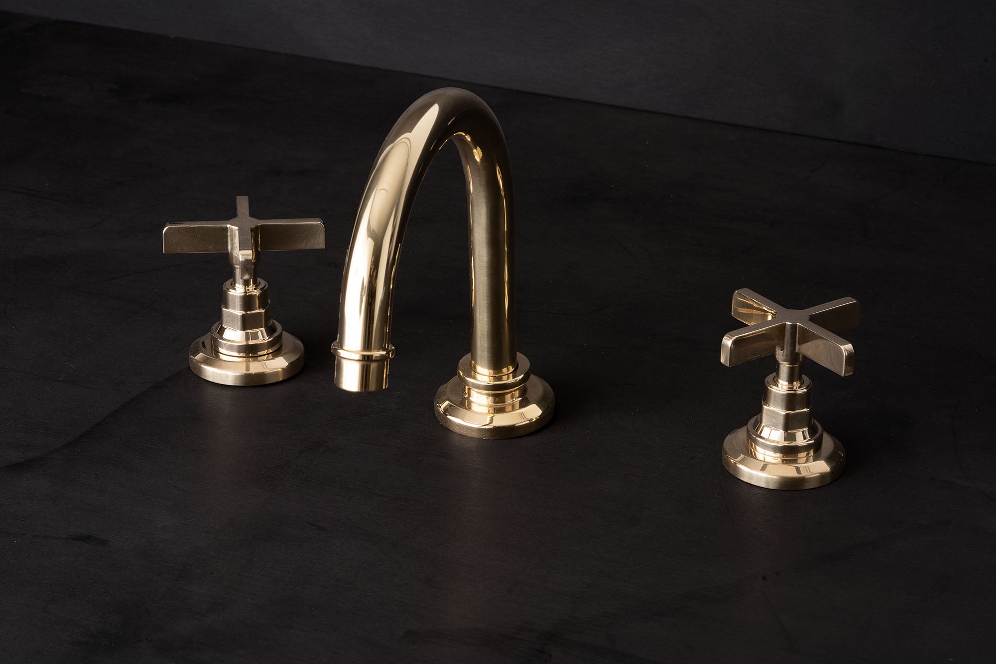 Chapter Two - Three Hole Deck Mounted Bath Tap by Studio Ore