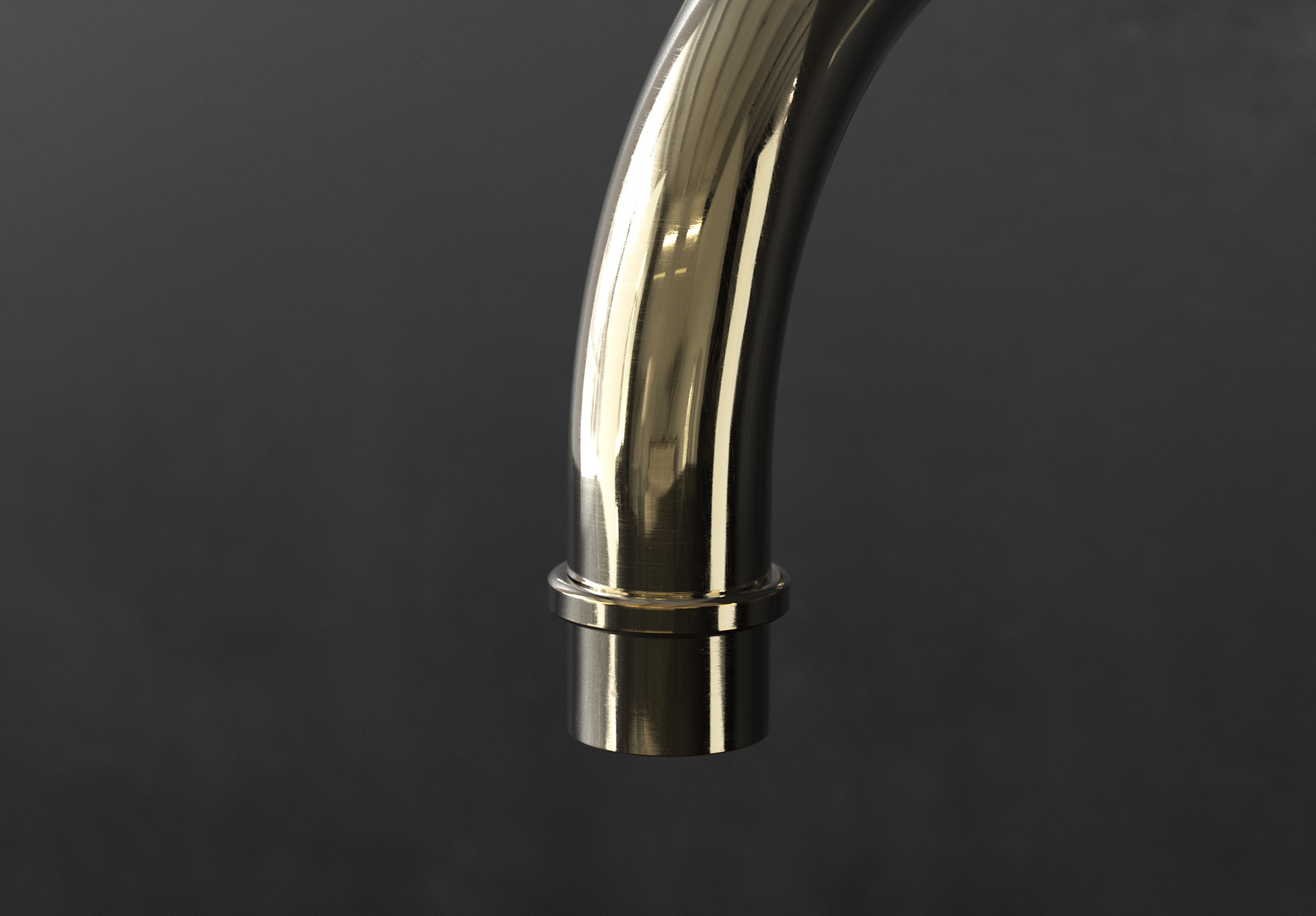 Chapter Two - Long Spout Three Hole Wall Mounted Basin Tap by Studio Ore