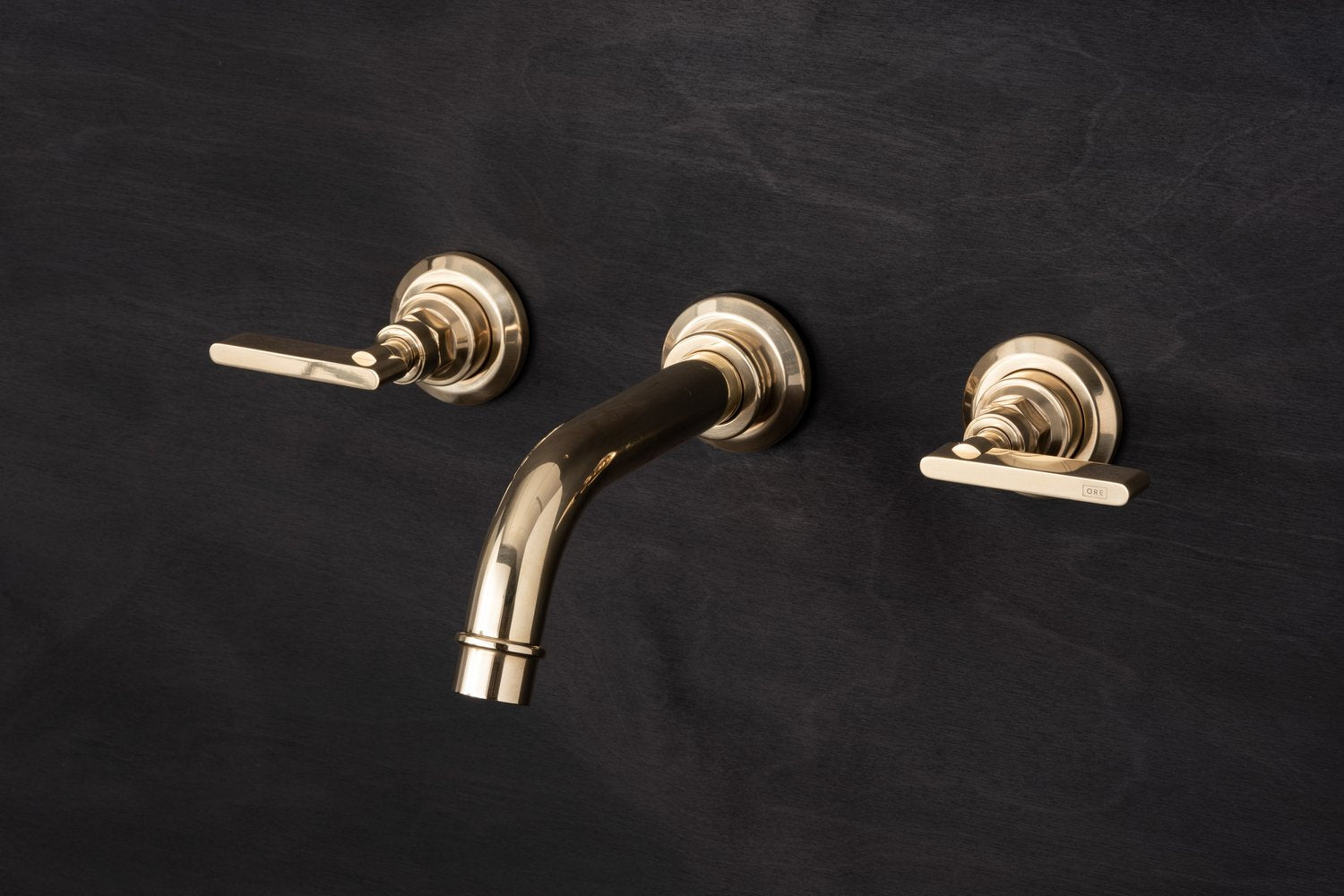 Chapter Two - Three Hole Wall Mounted Bath Tap by Studio Ore