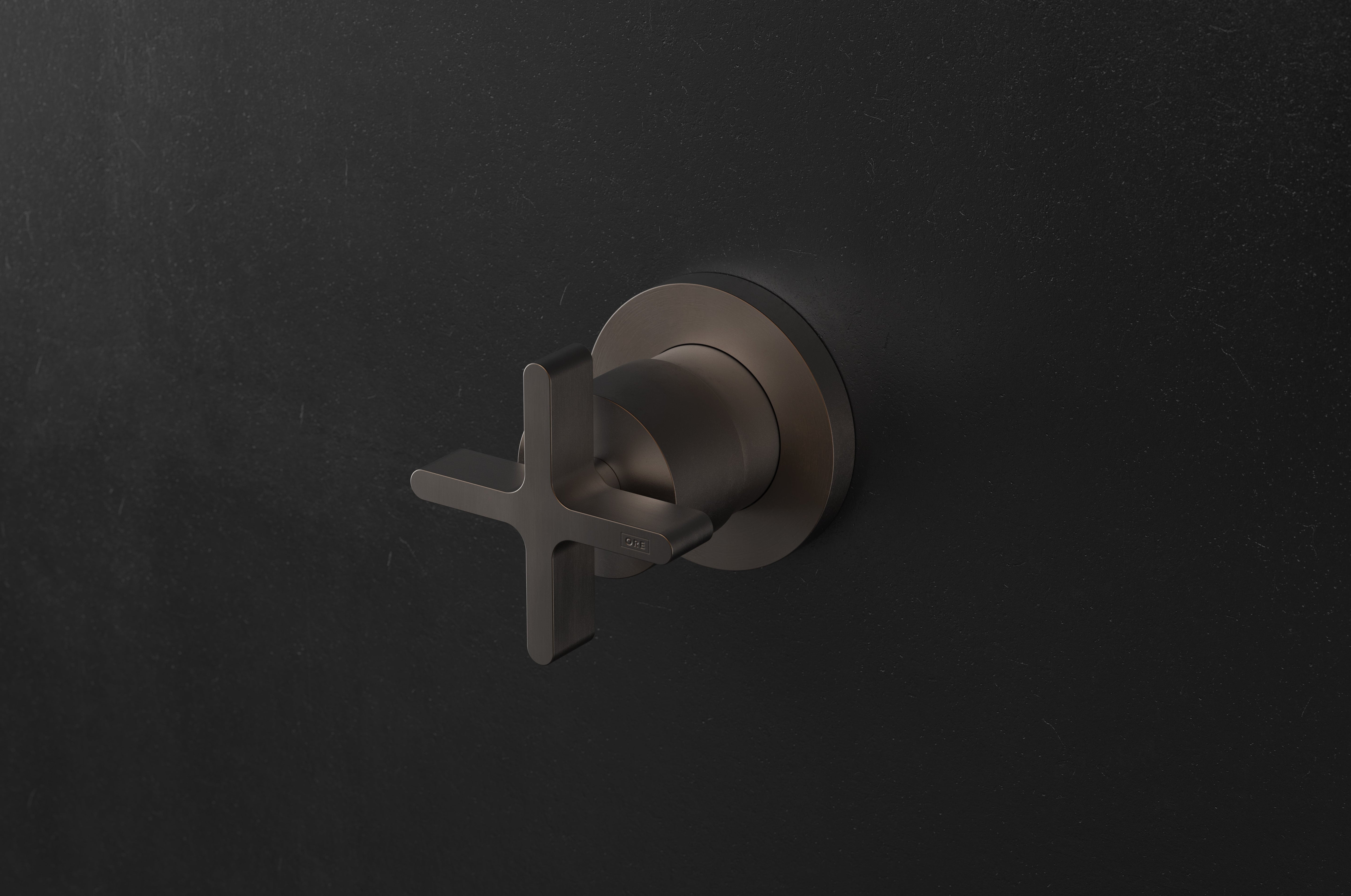 Chapter Three - Wall Mounted Shower Mixer with Wall Ring by Studio Ore