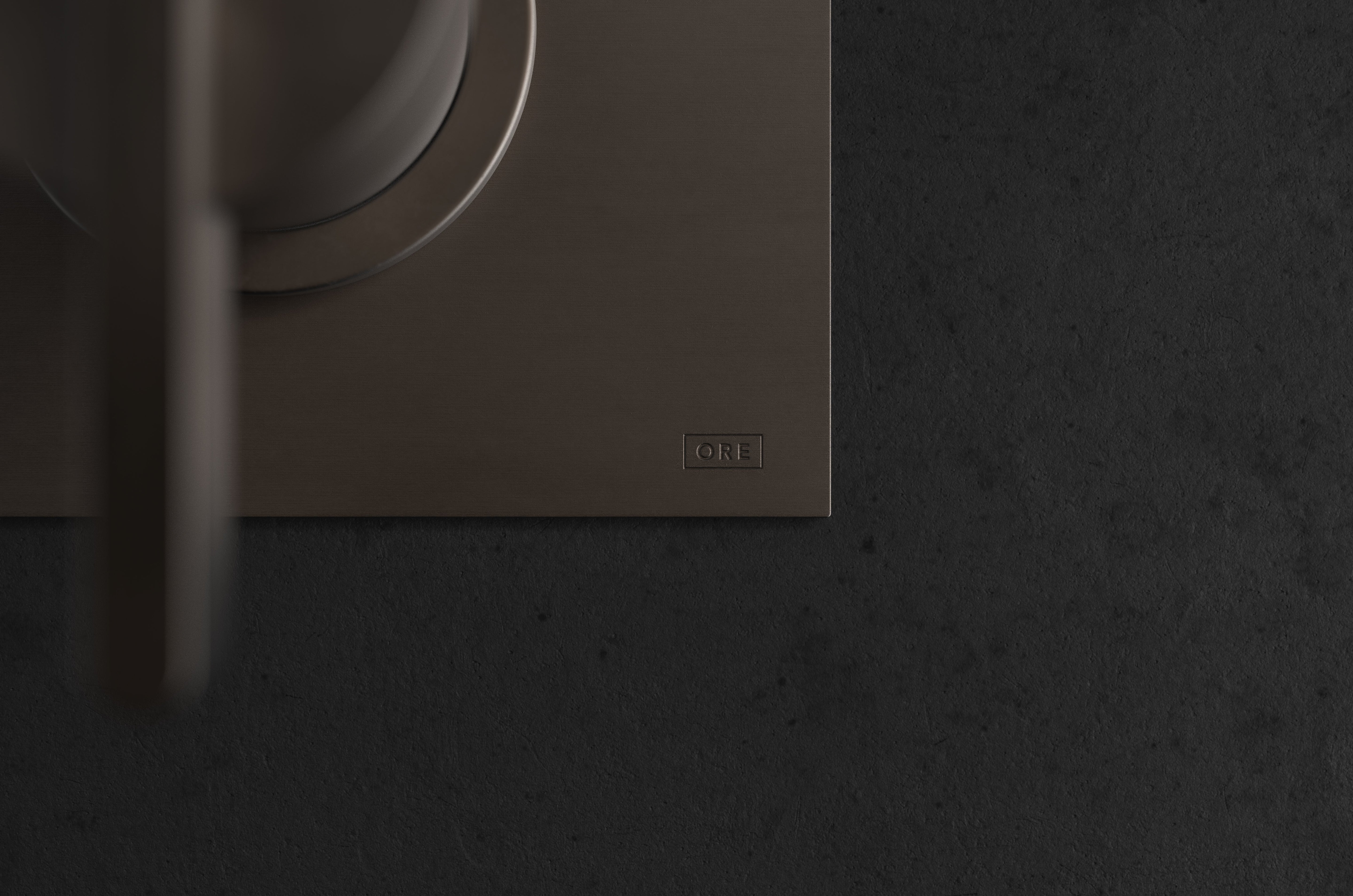 Chapter Three - Short Spout Wall Mounted Two Hole Mixer with Backplate by Studio Ore