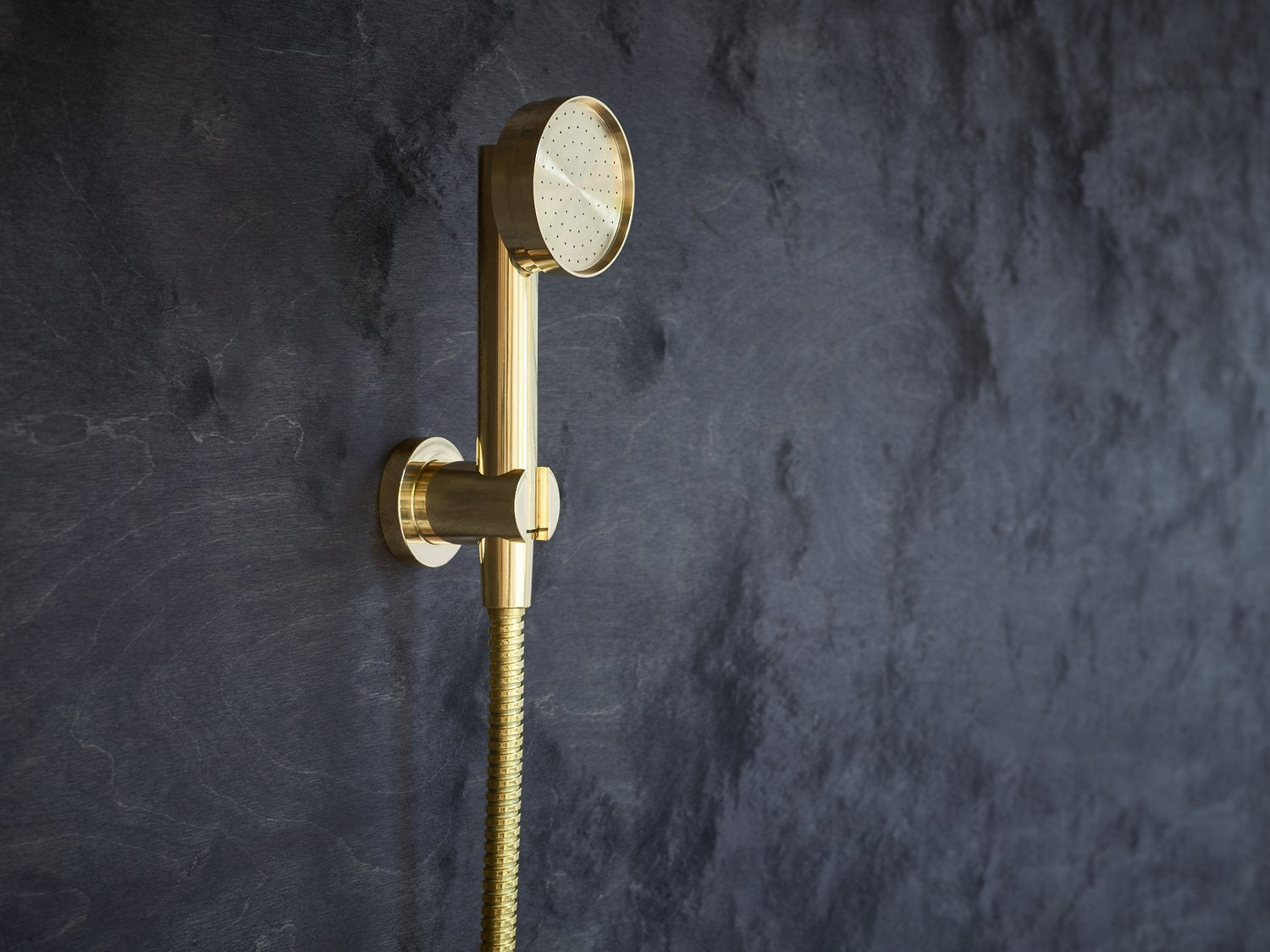 Chapter One - Wall Mounted Rose Hand Shower, Hose and Mount by Studio Ore